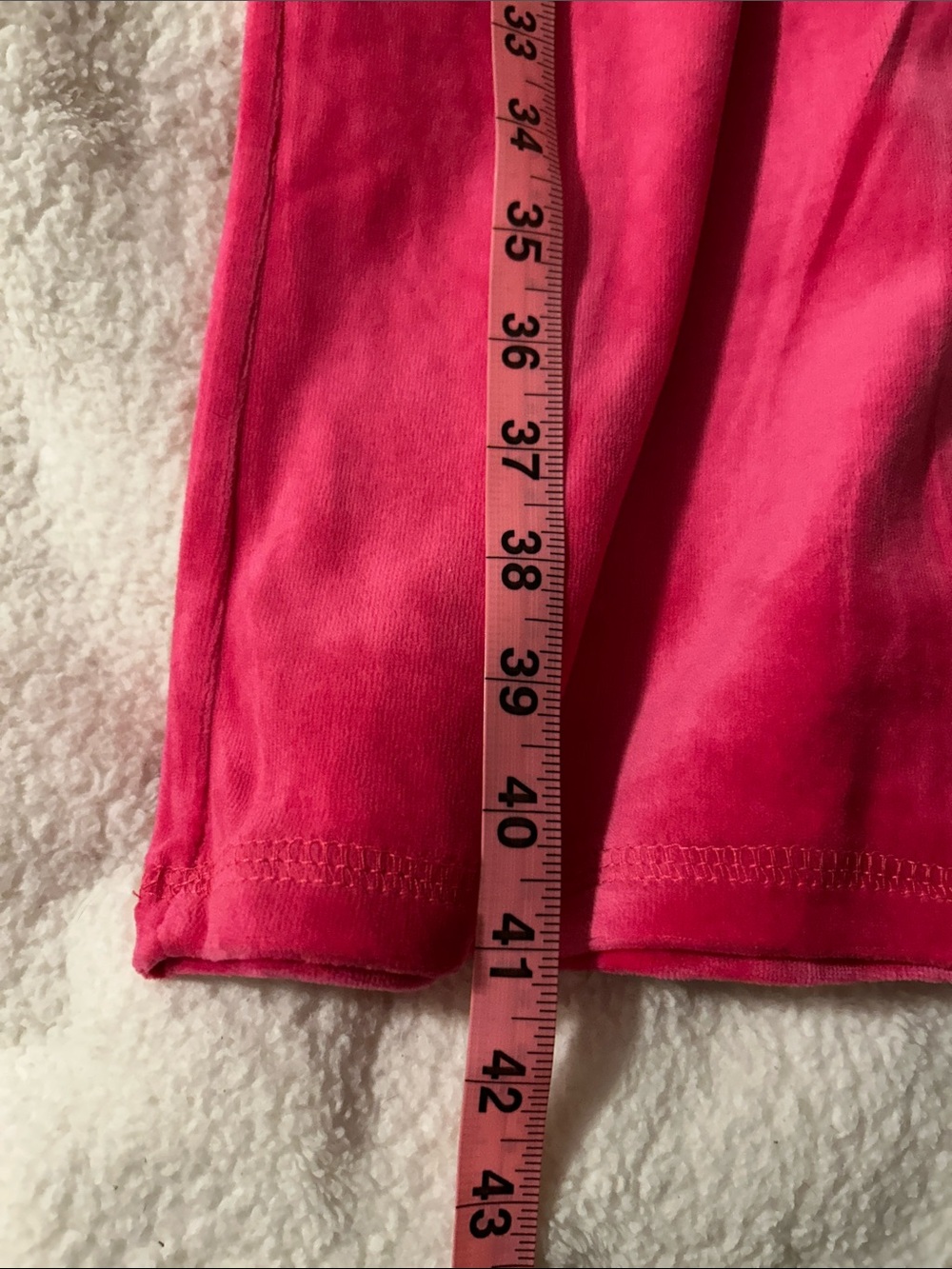Katydid Women's Pink Velvet Zip-Up Hoodie with pants/ sweatsuit. NWOT. XL - Picture 7 of 8